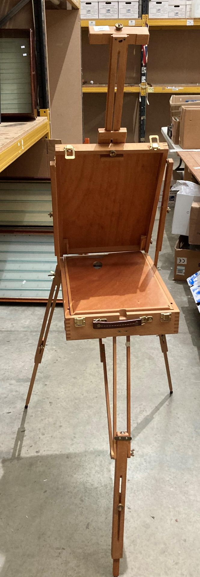 Mabef of Italy wooden folding easel (Saleroom location: S1 QA11) Further Information - Image 7 of 7
