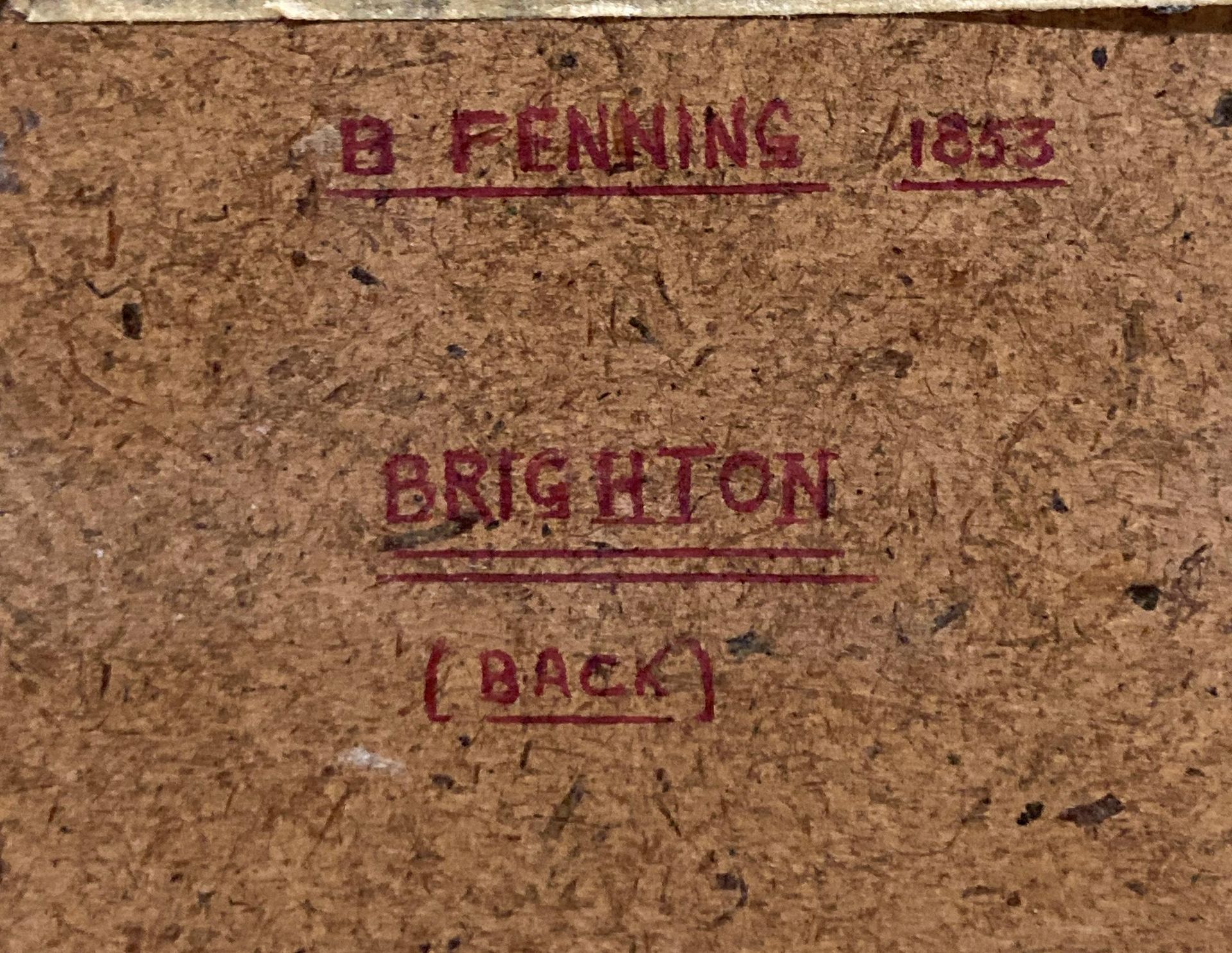 B Fenning (British, 19th Century) 'Norfolk Express (Xmas time)' and 'Brighton Rock', watercolours, - Image 7 of 7