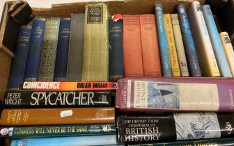 Contents to tray - twenty-two various novels, authors including Margaret Mitchell, Charles Dickens,