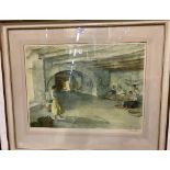 † Sir William Russell Flint RA PRWS framed and signed Artists Proof 'Festival Preparations -