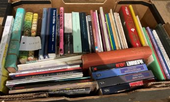 Contents to crate - approximately fifty books and booklets - plays, poetry, novels, etc.