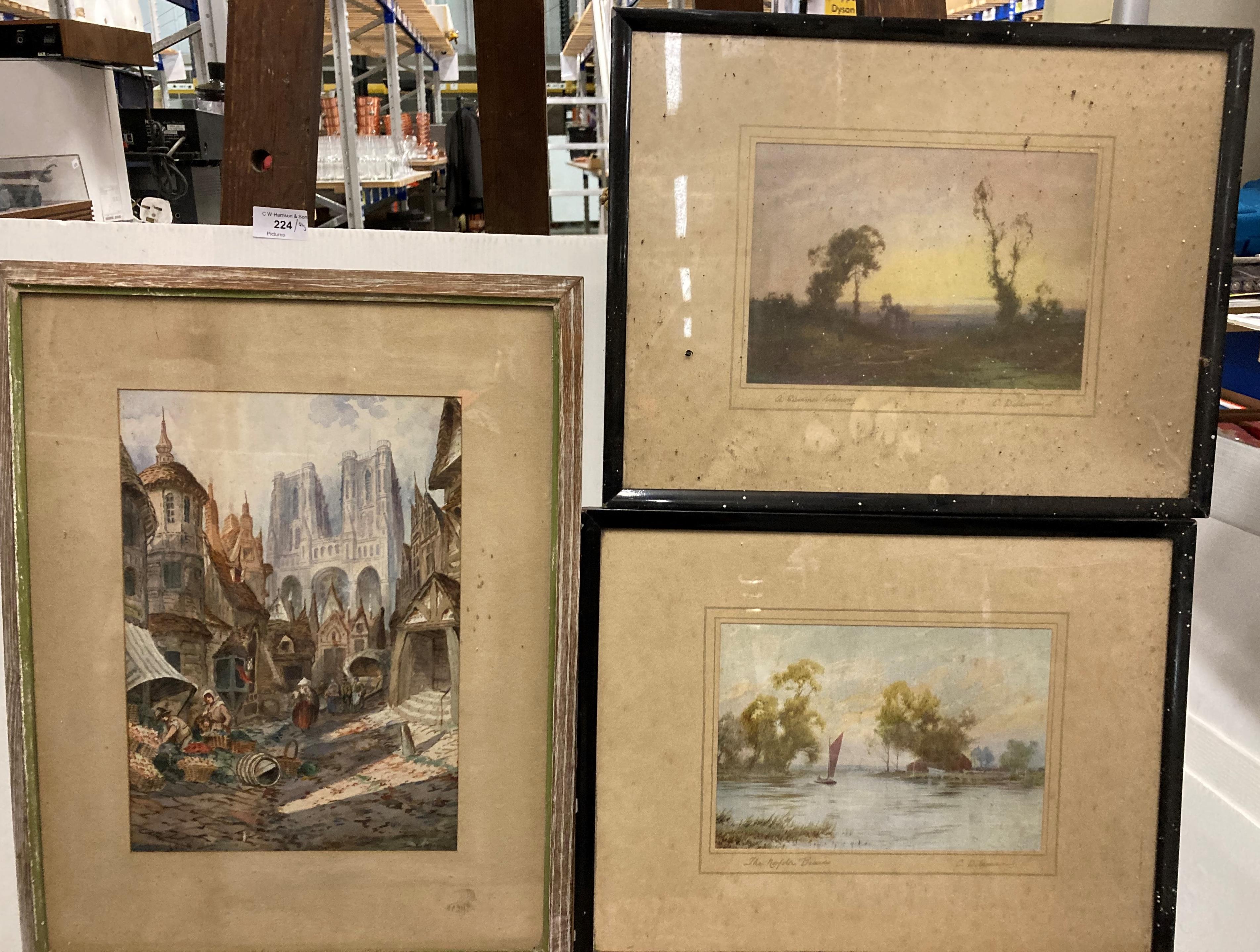 Contents to box - various framed pictures and prints (10) (Saleroom location: N06) - Image 2 of 11
