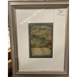 † Ann Seabourne (Mirfield), collage and oil on card, framed,