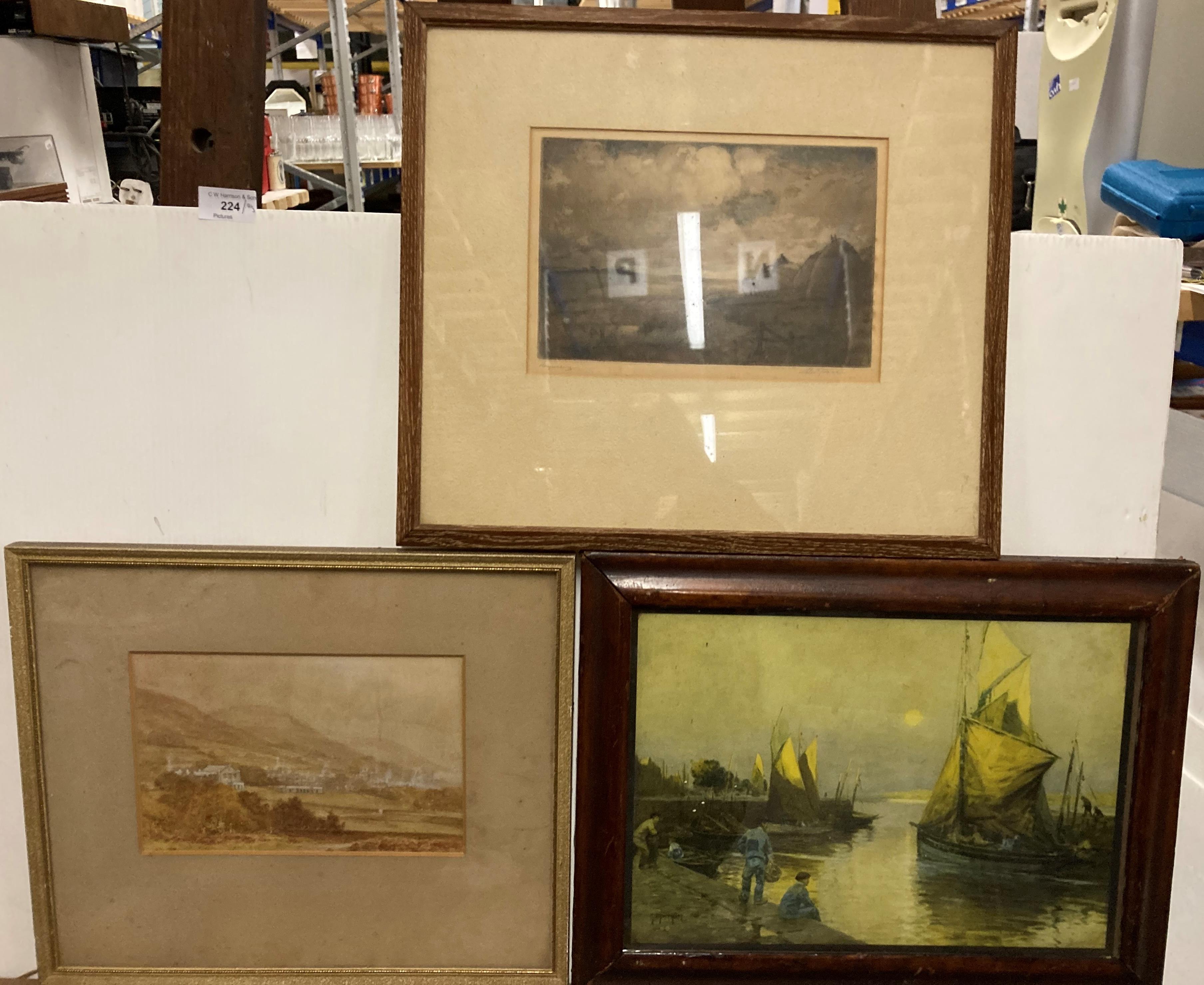 Contents to box - various framed pictures and prints (10) (Saleroom location: N06) - Image 6 of 11