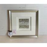Marshall Arts frame print 'Champagne' in silvered frame,