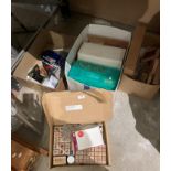 Contents to four boxes - paints,