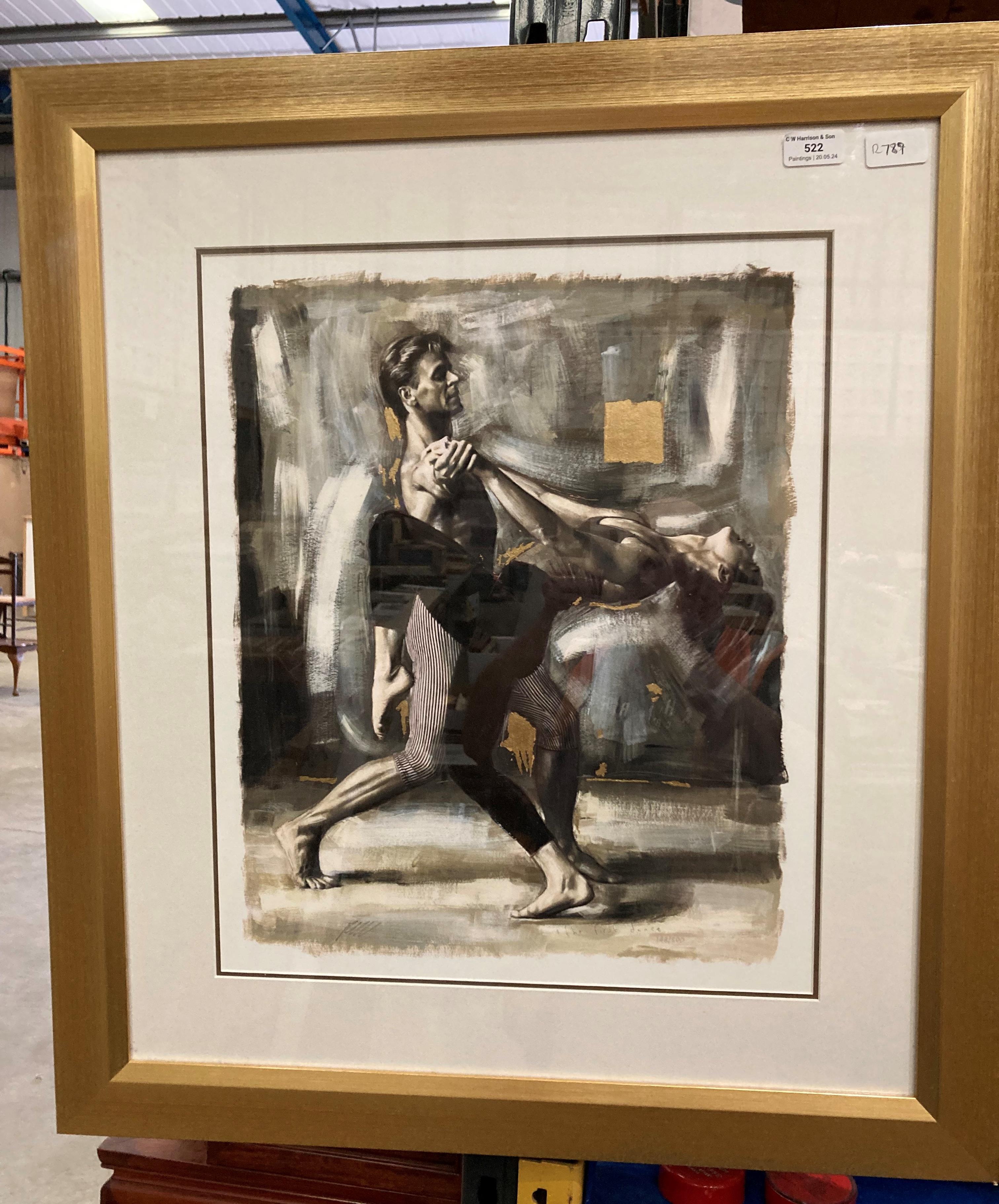 Rob Hefferman framed Limited Edition print 'The First Dance' 56cm x 42cm,