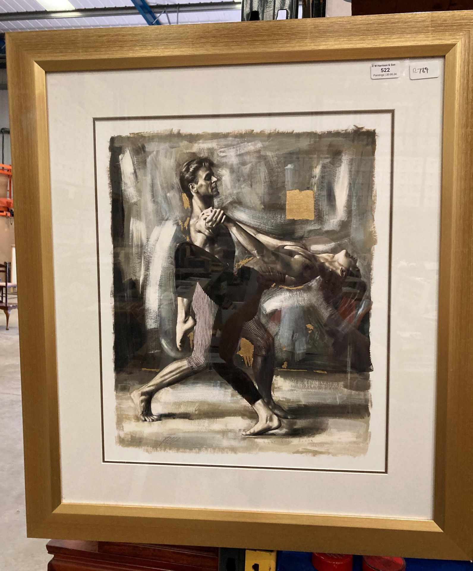 Rob Hefferman framed Limited Edition print 'The First Dance' 56cm x 42cm,