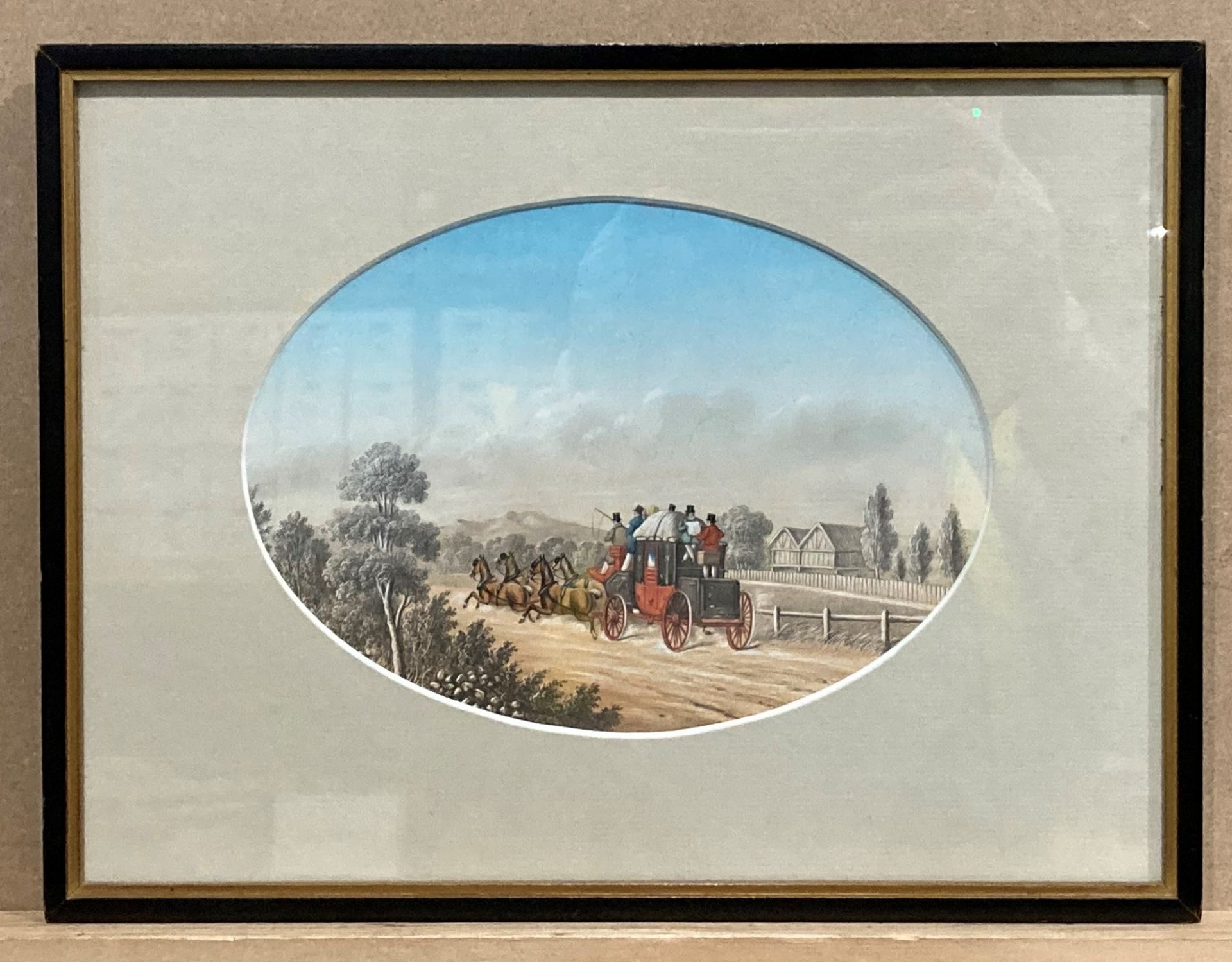 B Fenning (British, 19th Century) 'Norfolk Express (Xmas time)' and 'Brighton Rock', watercolours, - Image 3 of 7