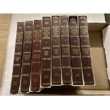 Folio Society - Edward Gibbon - eight volumes of 'The History of the Decline and Fall of the Roman
