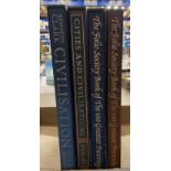 Four Folio Society books - Kenneth Clark 'Civilisation', 'Cities & Civilisation',