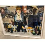 Norman Eastwood (1935-2022), copy of Édouard Manet's 'A Bar at the Folies-Bergère', oil on board,