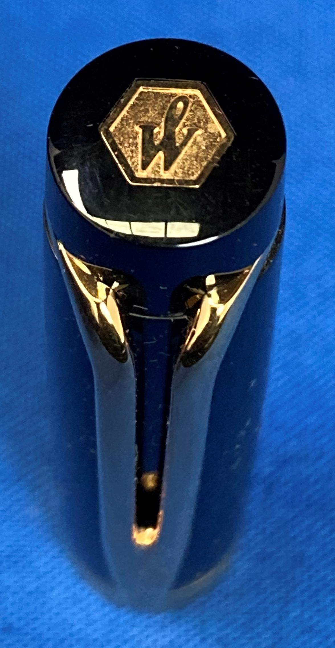 A Waterman Paris 'Liaison' fountain pen in case with 18K/750 stamp on side of nib together with - Image 6 of 7
