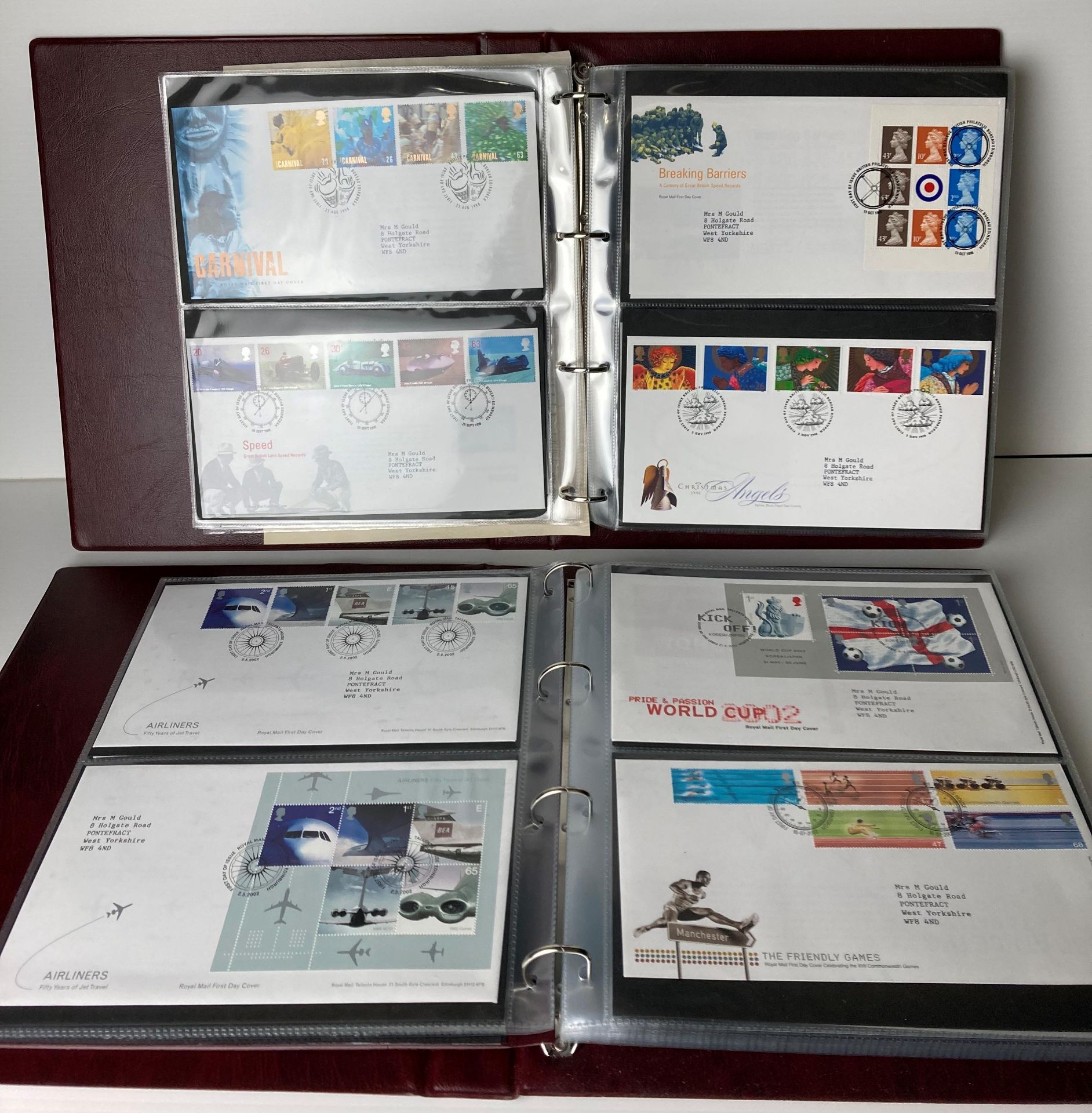 Two Royal Mint First Day Cover folders with approximately 105 First Day Covers stamps including - Image 2 of 4