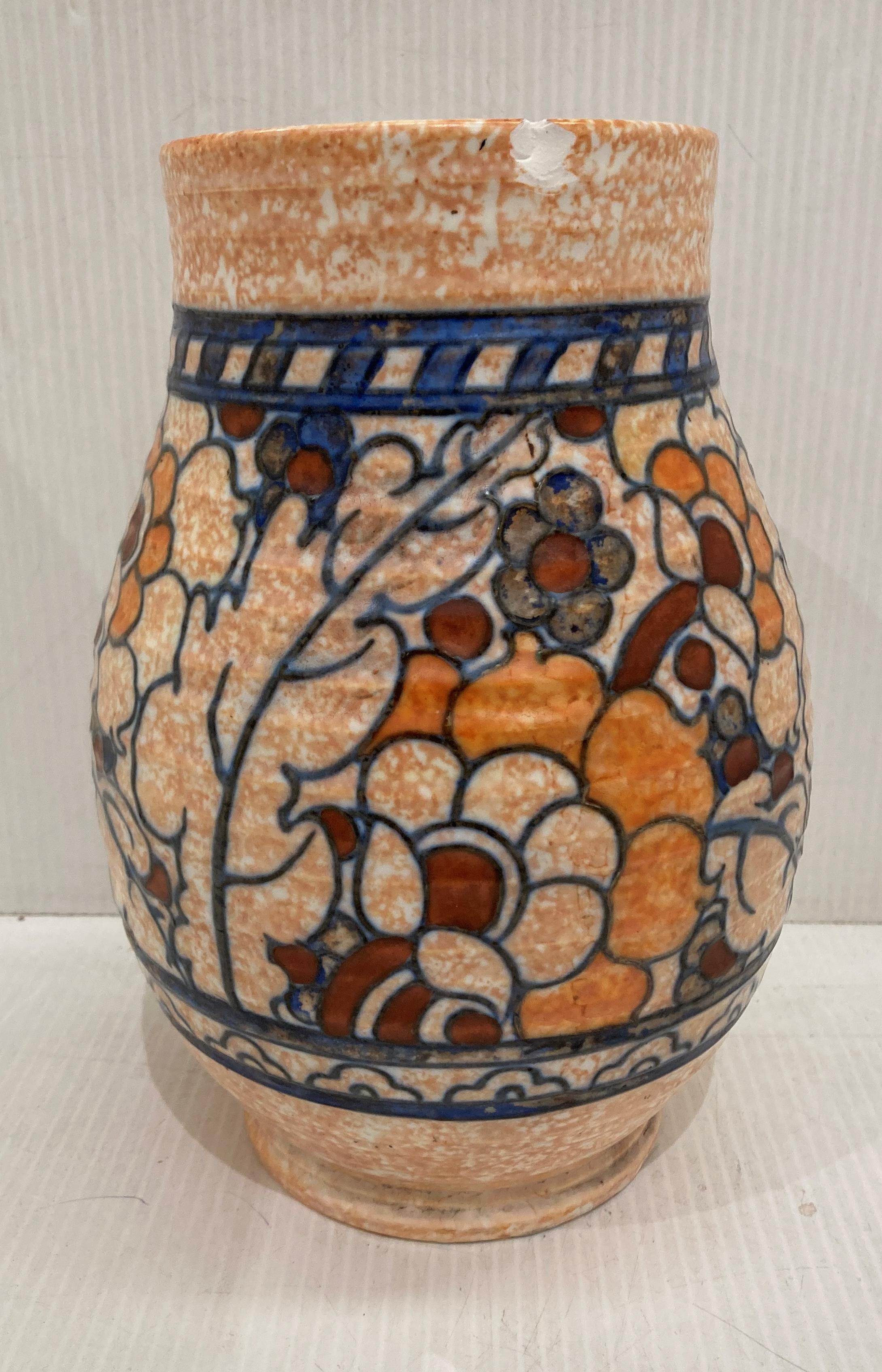 Crown Ducal Charlotte Rhead signed vase, - Image 2 of 5