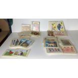 Approximately 272 First Day of Issue Stamp Picture Card Series and plain picture cards,