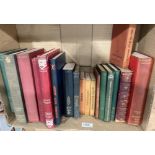 Contents to cardboard box - eighteen various books including four Observer Pocket Books,