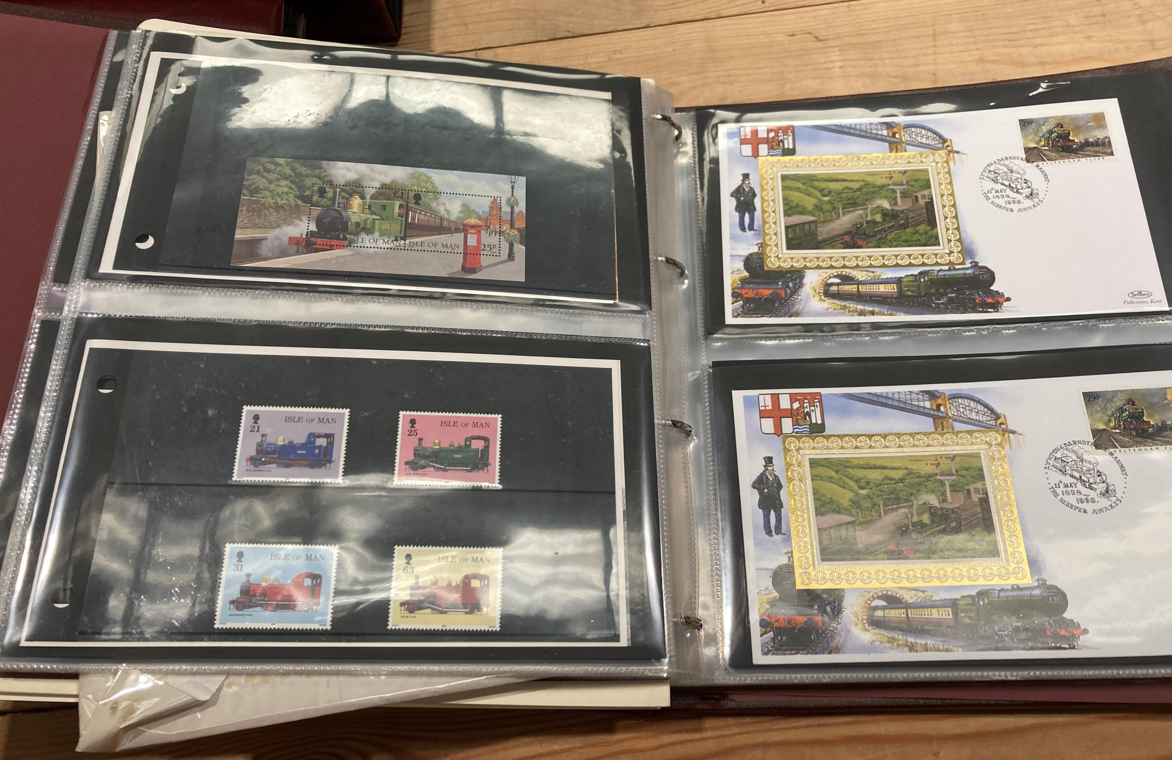 Four albums of Post Office and Royal Mail First Day Covers and one album - the Railway Collection - Image 17 of 17