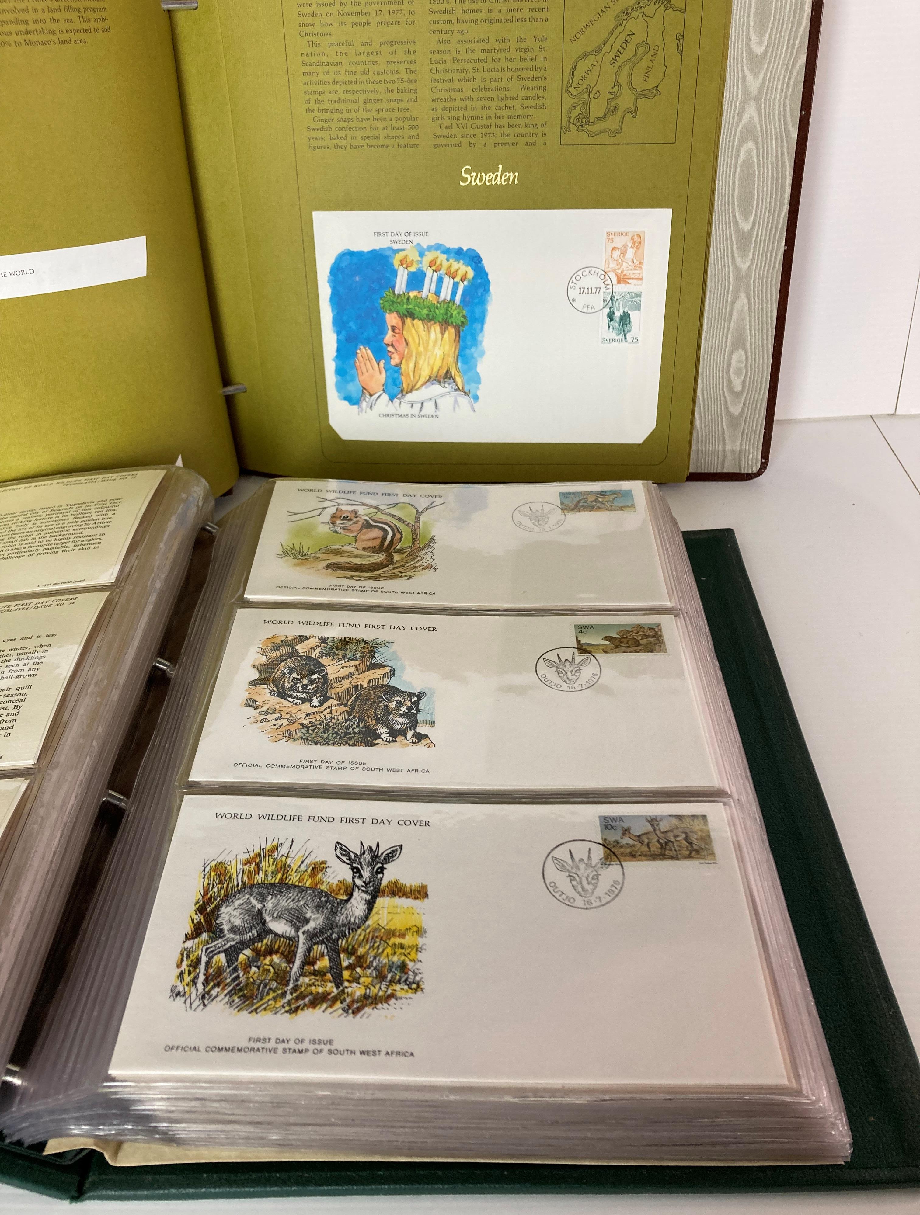 'The Official Collection of World Wildlife First Day Covers' (1976) with authenticity by Franklin - Bild 2 aus 5