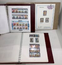 Three stamp albums including Vol 1 & 2 of Channel Islands Jersey with mainly Mint stamps,