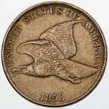 USA - Flying Eagle Cent, 1858, large letters,