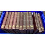 Contents to blue crate - 12 volumes 'The Times History of War' (volumes 1-8, 13,