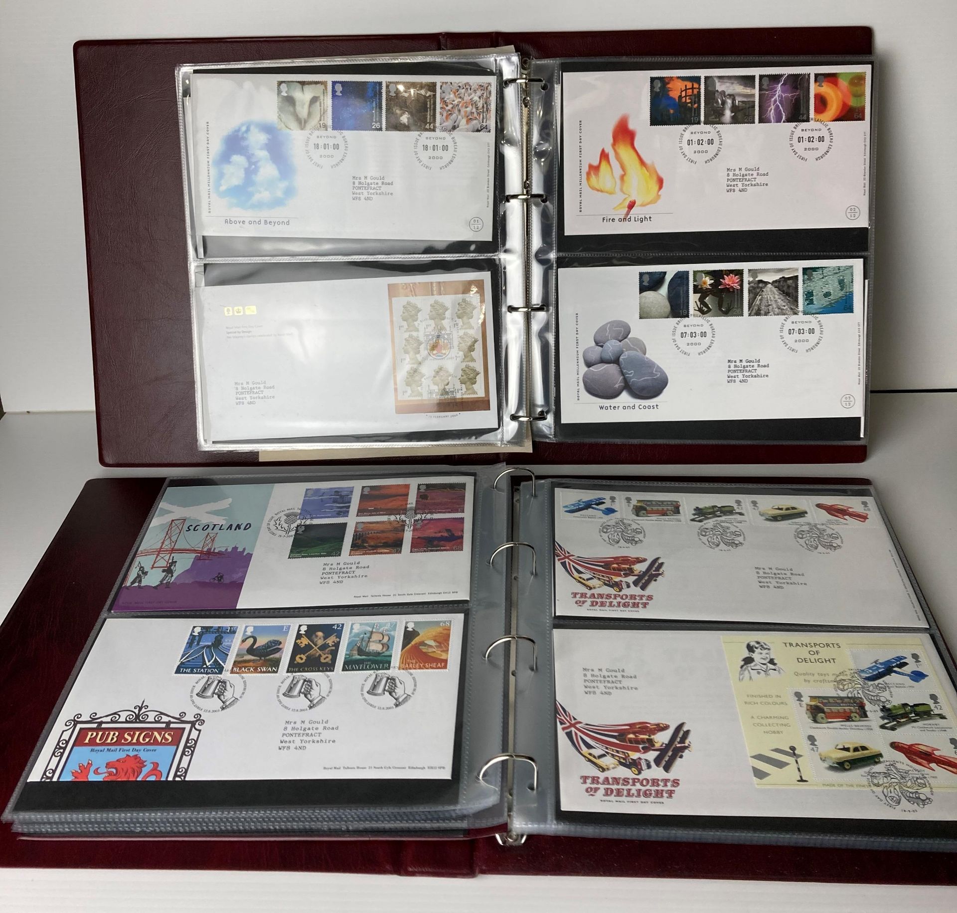 Two Royal Mint First Day Cover folders with approximately 105 First Day Covers stamps including - Image 4 of 4