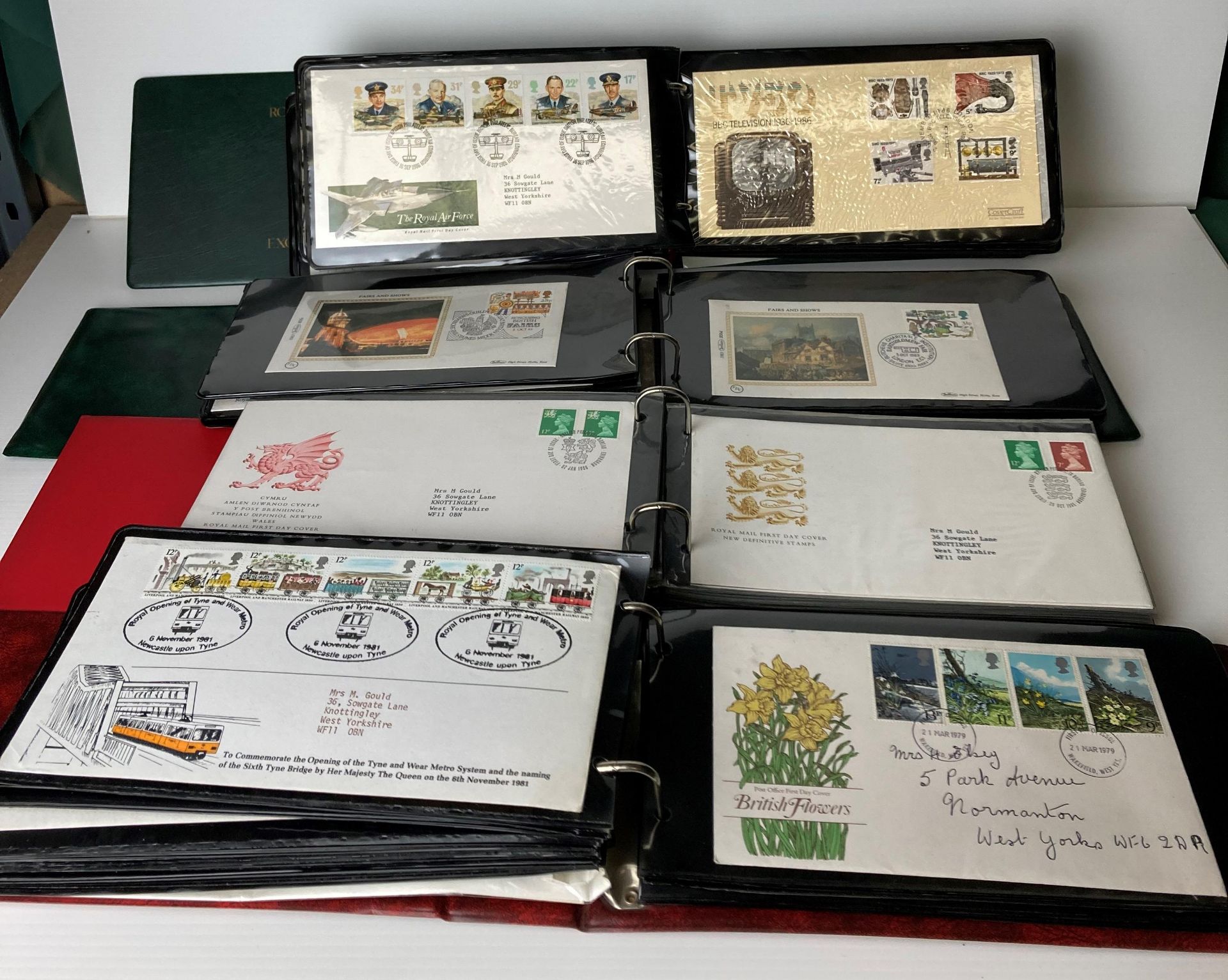 Four First Day Cover stamp albums and approximately 170 First Day Covers including Regional, - Image 3 of 4