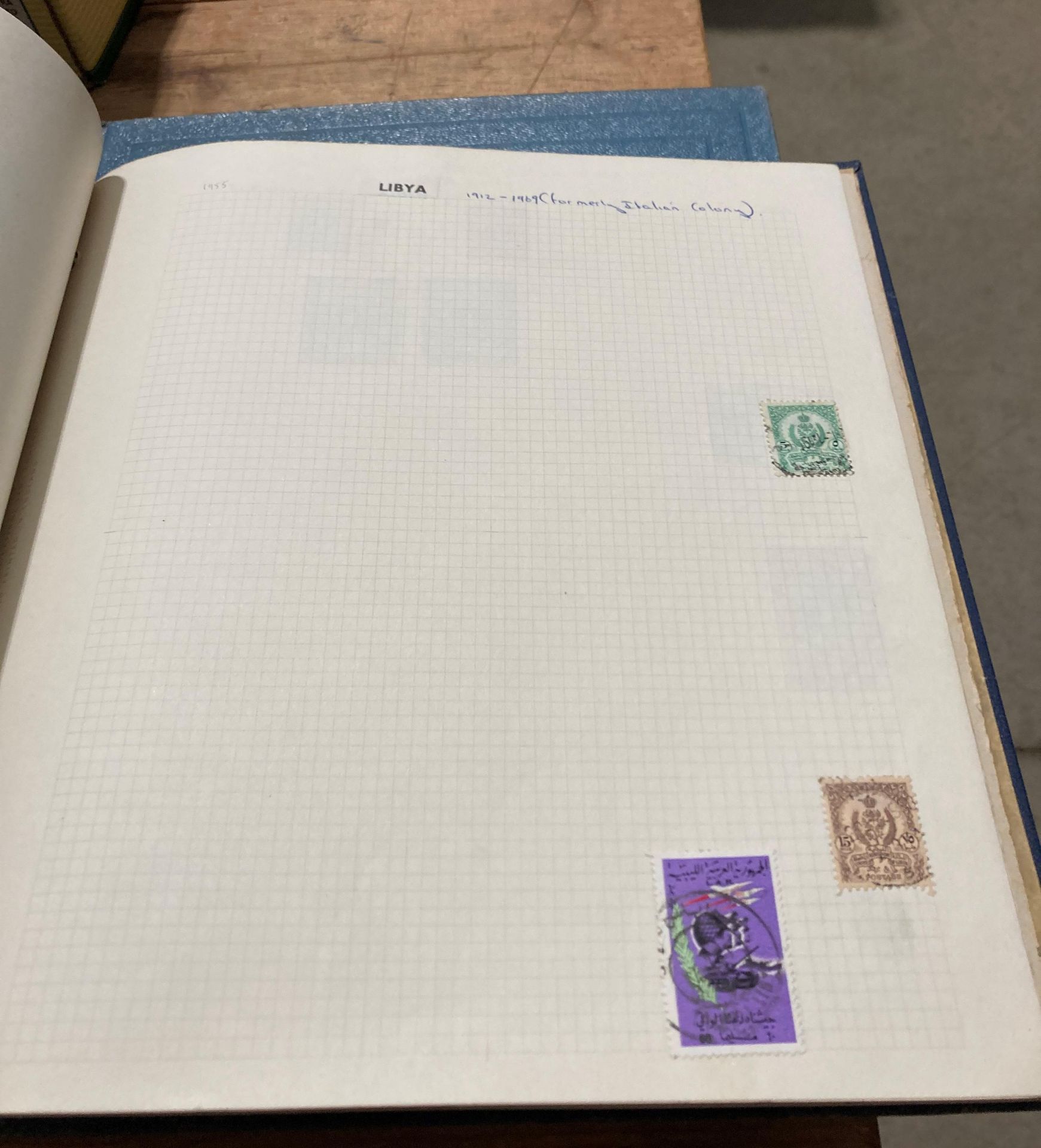 Nine stamp albums and contents - assorted World stamps (saleroom location: S2 table QB04) - Image 3 of 10