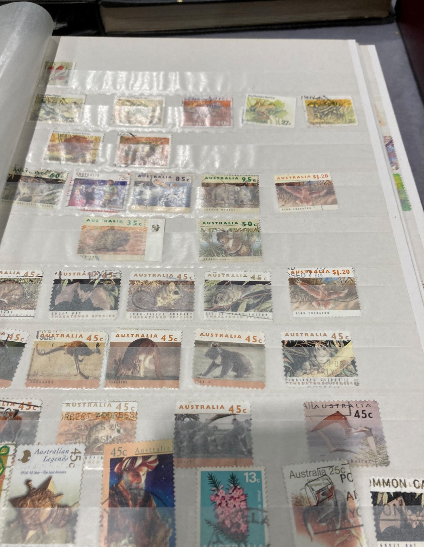 Five albums of mainly Australian stamps and an album of US Commemorative stamp collectors panels - Image 4 of 18