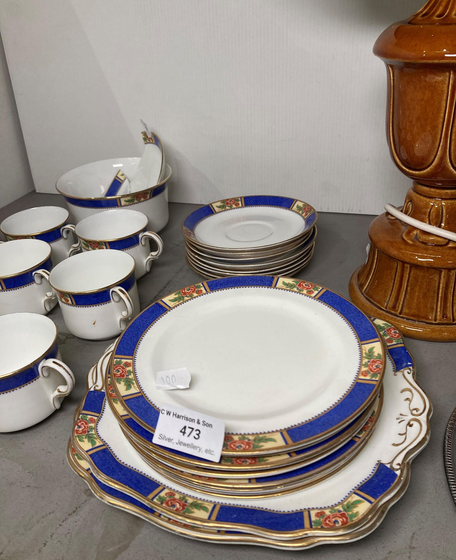 A twenty-six piece 'Allertons' Old English bone china part tea service, - Image 3 of 4