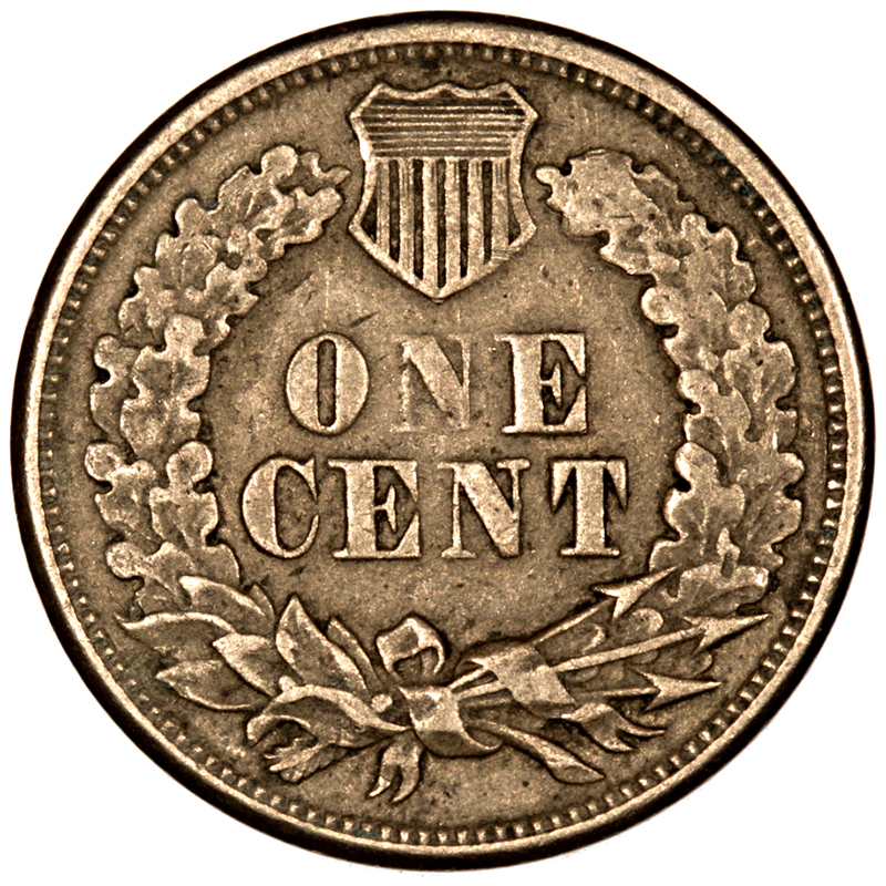 USA - Indian Head Cent, copper-nickel, 1864, - Image 2 of 2