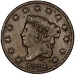 USA - Coronet Cent 1824,