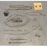 Contents to box - assorted Sterling Silver (.