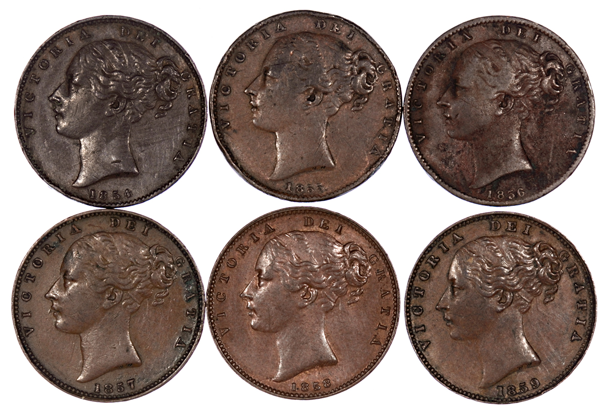 UK - Victoria Copper Farthing Collection, - Image 7 of 8