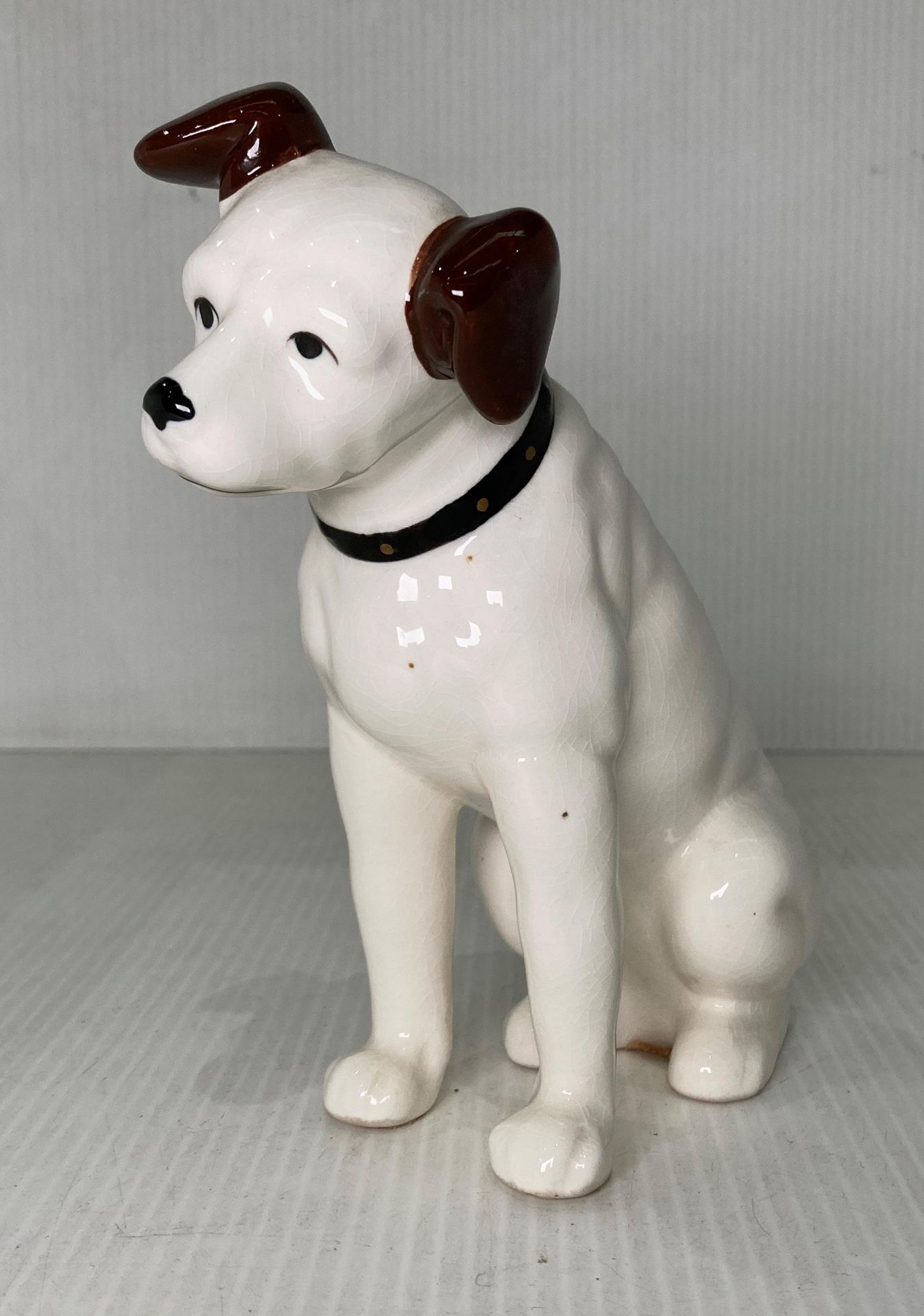 Ceramic 'Nipper' HMV style dog 16.