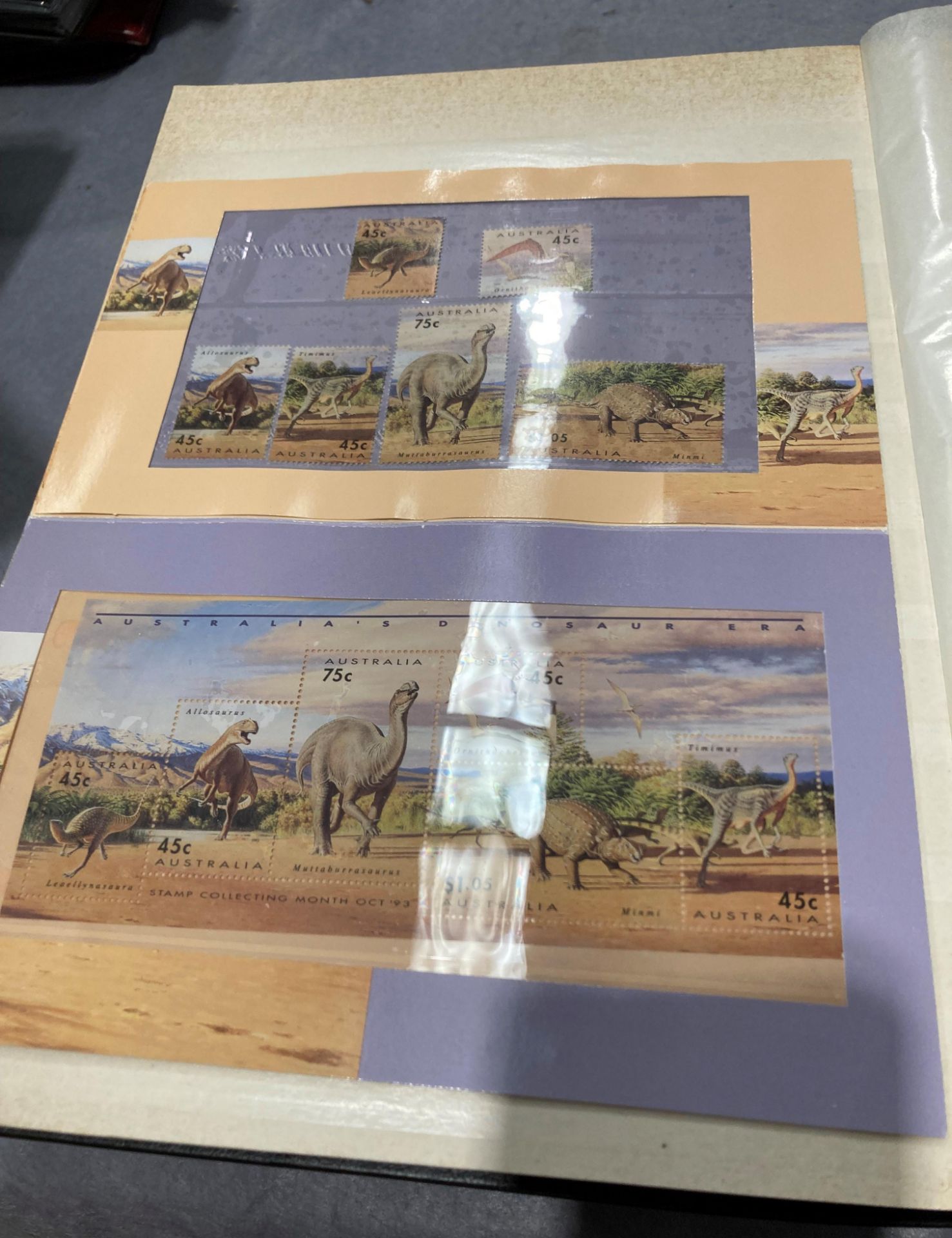 Five albums of mainly Australian stamps and an album of US Commemorative stamp collectors panels - Image 9 of 18