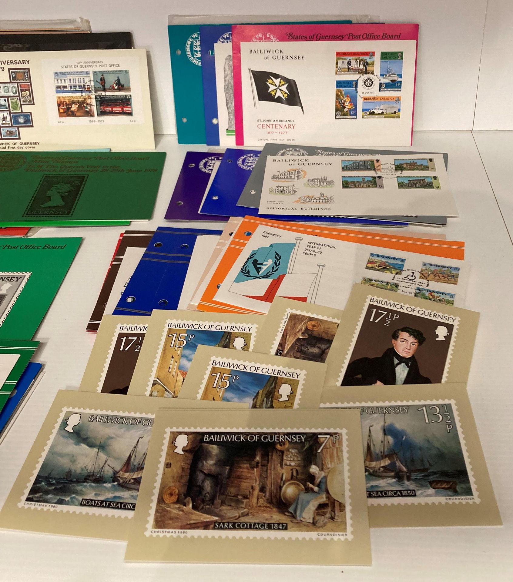 Twenty-eight State of Guernsey Post Office Board Mint Stamps 1975-1981 (saleroom location: S3 QC06) - Image 3 of 5