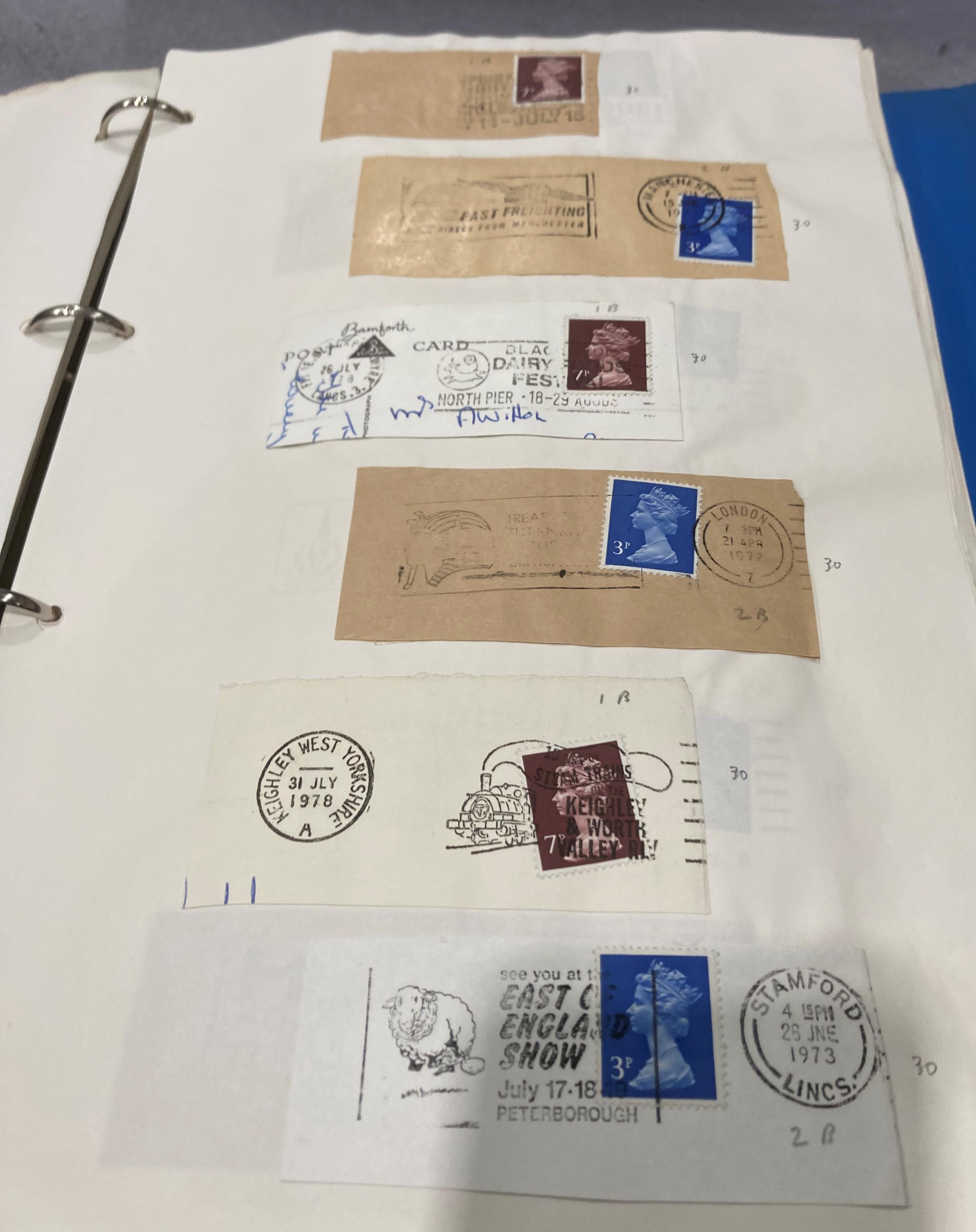 Ten stamp albums and contents - mainly GB related including some Air Mail, - Image 10 of 25