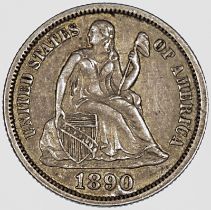 USA - Seated Liberty Dime 1890,