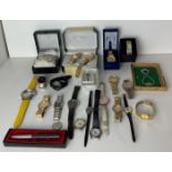 Contents to tray - 20 assorted watches by Citizen, Sekonda, vintage Sekonda Automatic, Geneva,