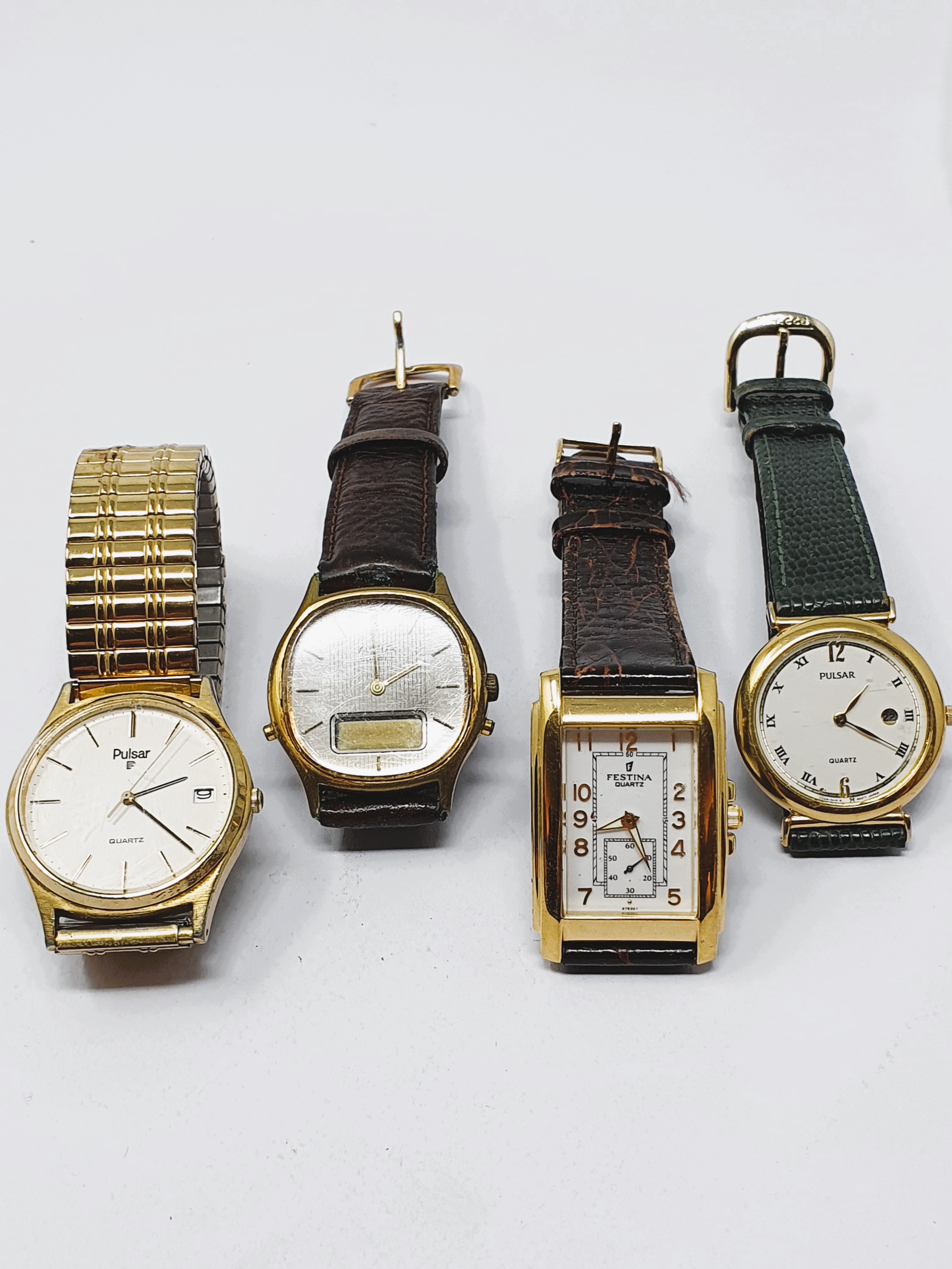 An assortment of 17 wristwatches including Seiko, Pulsar, Avia, Festina, Roamer, - Image 3 of 10