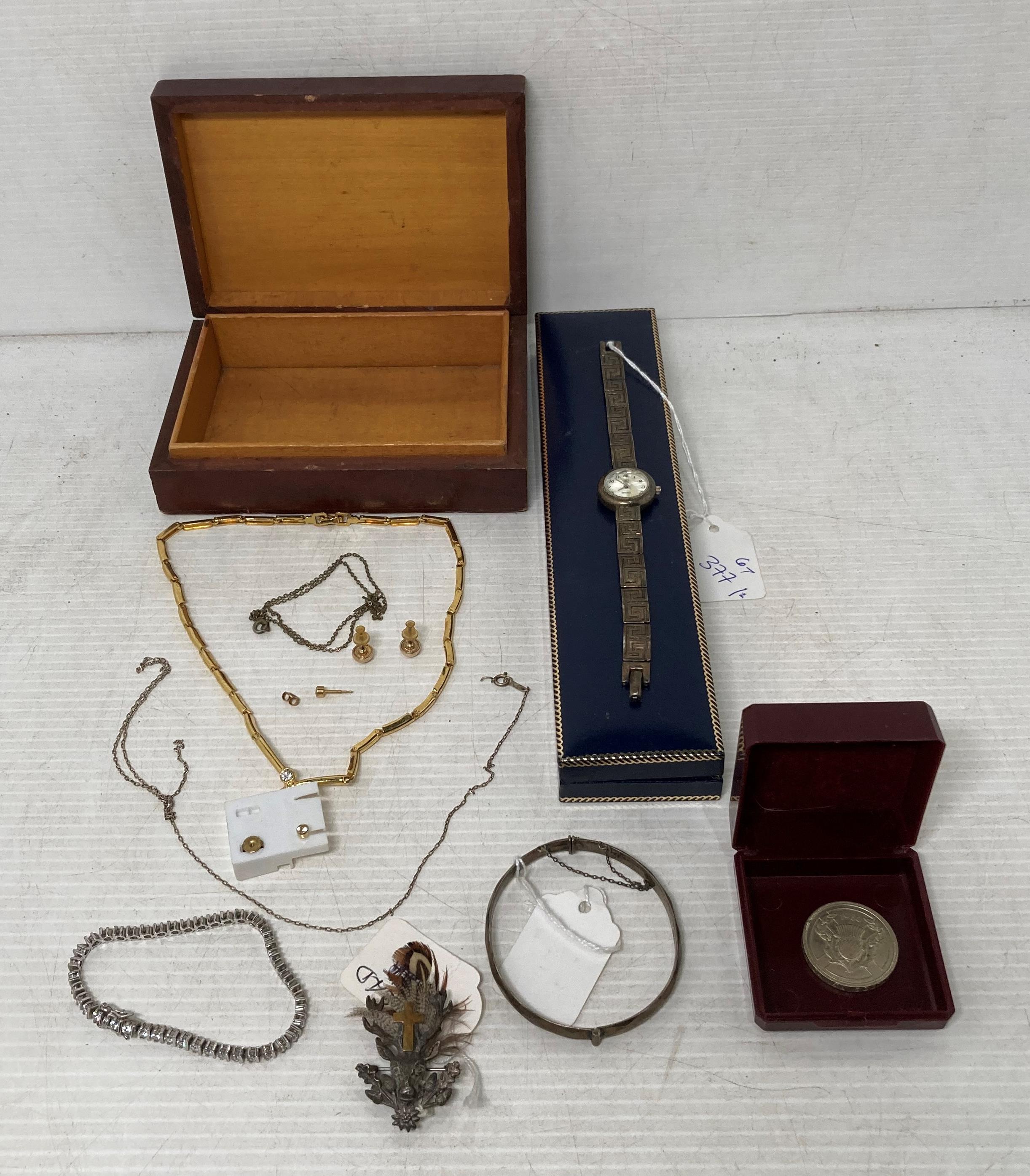 Contents to box and watch case - Sterling Silver (. - Image 5 of 8