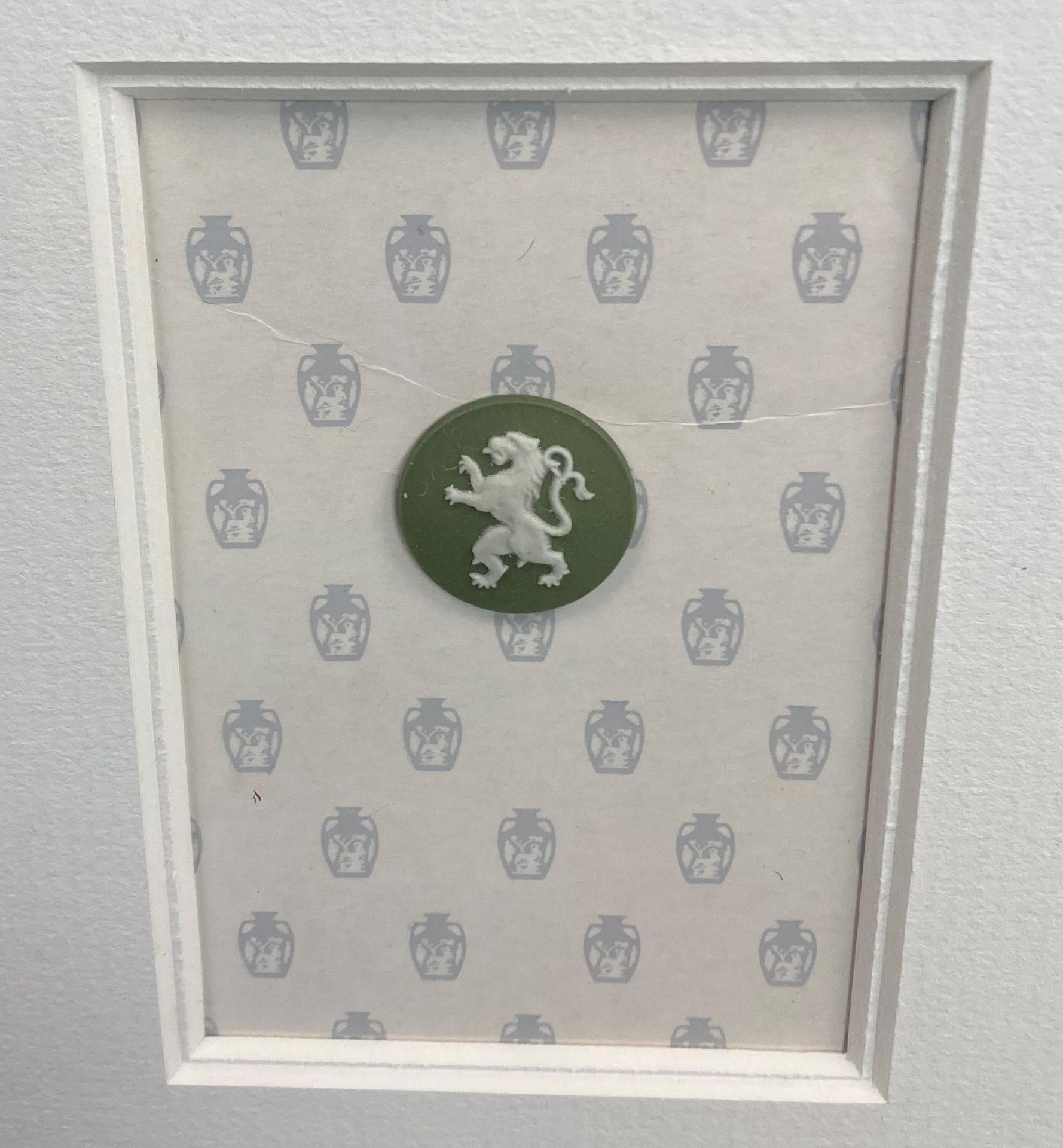 Two framed Wedgwood cameos (1992) each frame 21.5cm x 18. - Image 2 of 3