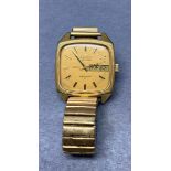 A gold-plated gents Zenith Automatie AF/P Respirator vintage watch (saleroom location: S3 GC6)