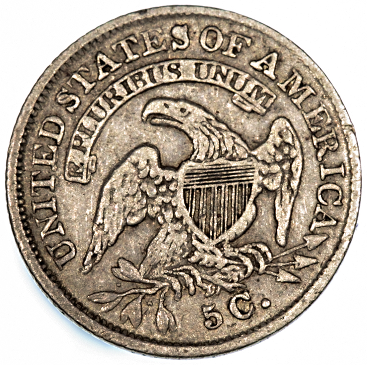 USA - Liberty Cap Half Dime 1835, - Image 2 of 2