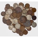 USA - Quantity of coins 19th - 20th Century including silver; cents, nickels, dimes etc.