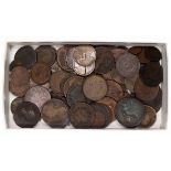 World - Collection of copper coins, mostly 18th & 19th Century.