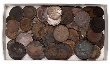 World - Collection of copper coins, mostly 18th & 19th Century.