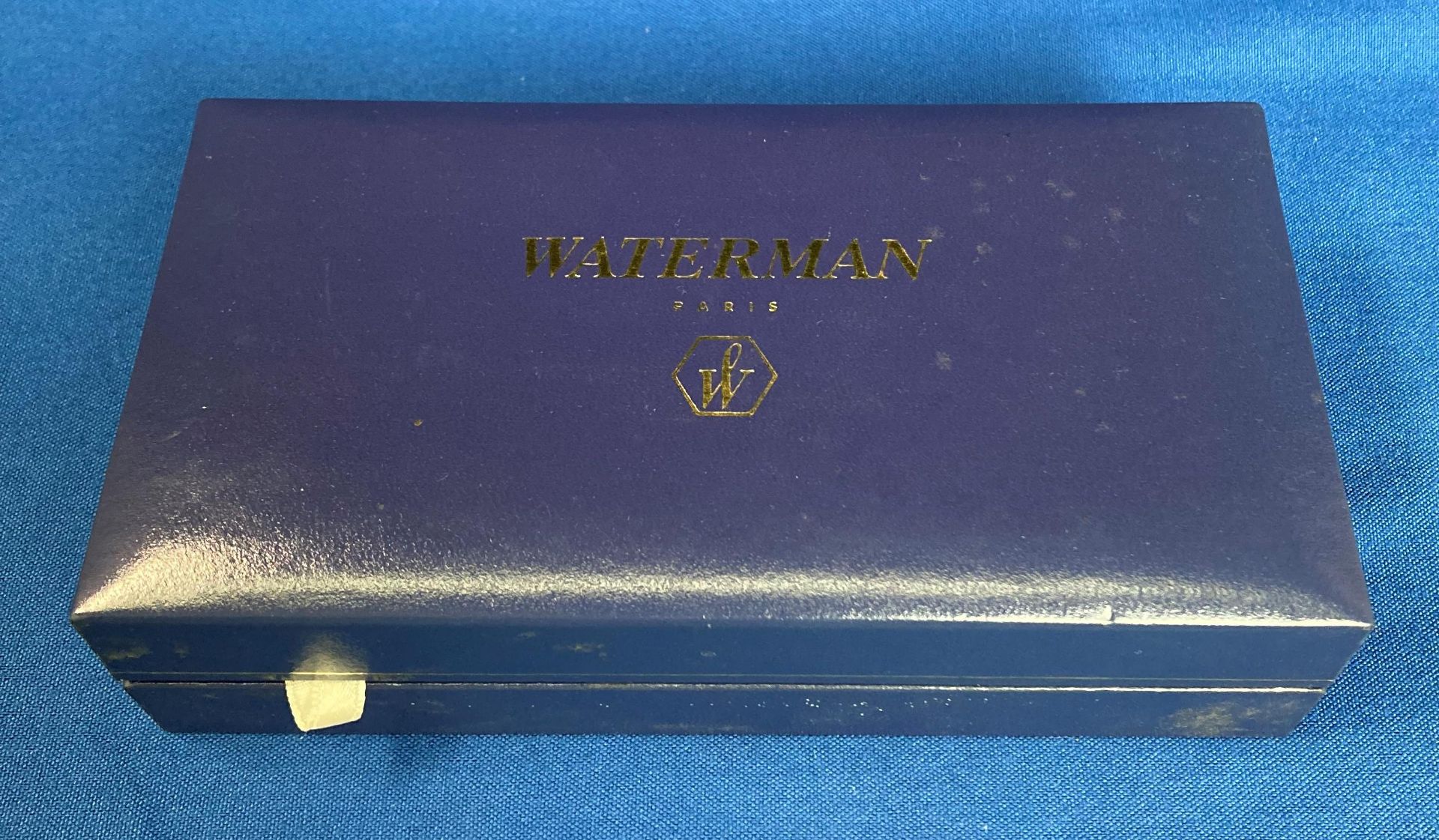 A Waterman Paris 'Liaison' fountain pen in case with 18K/750 stamp on side of nib together with - Image 7 of 7